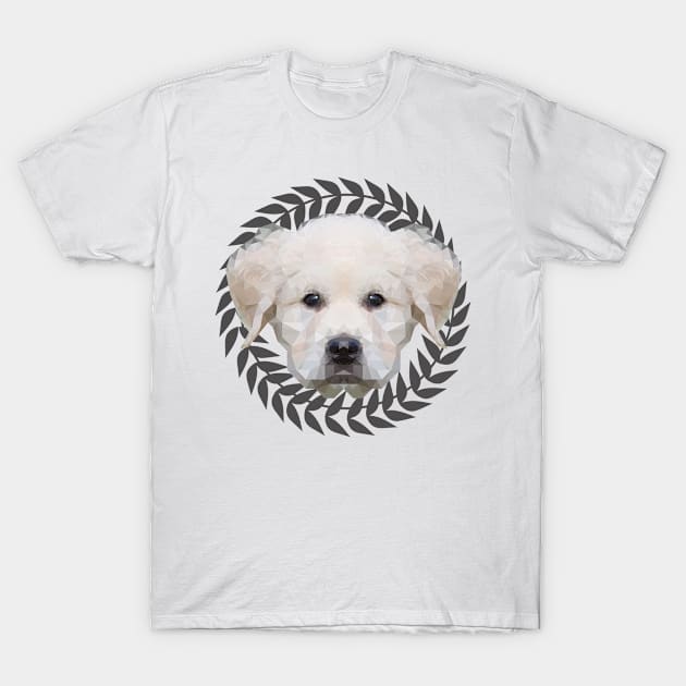 Dog cute Polygon gift T-Shirt by Jackys Design Room